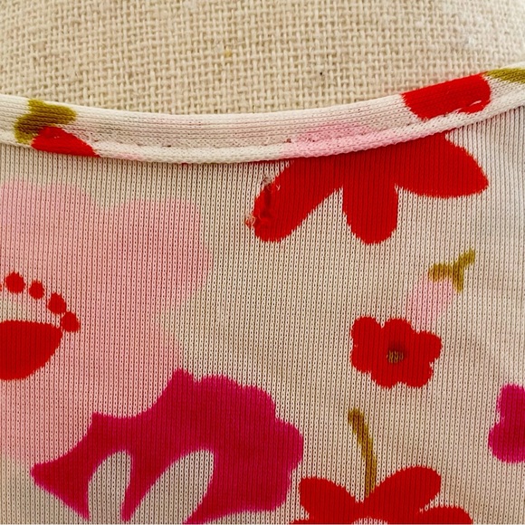 Vintage 60s Floral Mini Nightgown - Picture 4 of 4